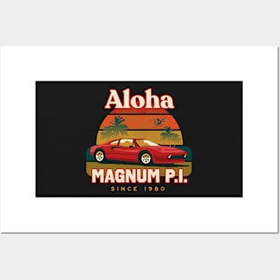 Aloha Magnum P.I. Posters and Art